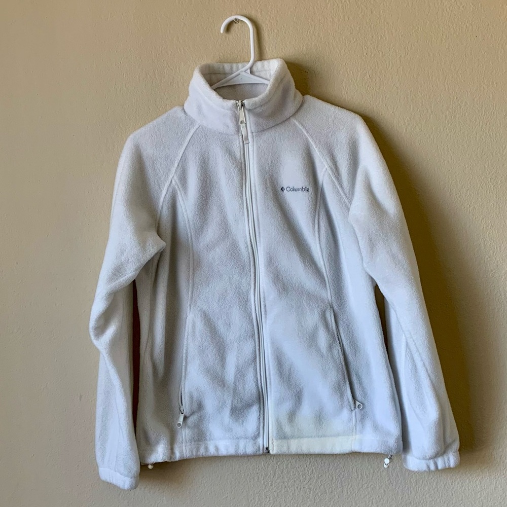 Columbia Fleece Jacket in White